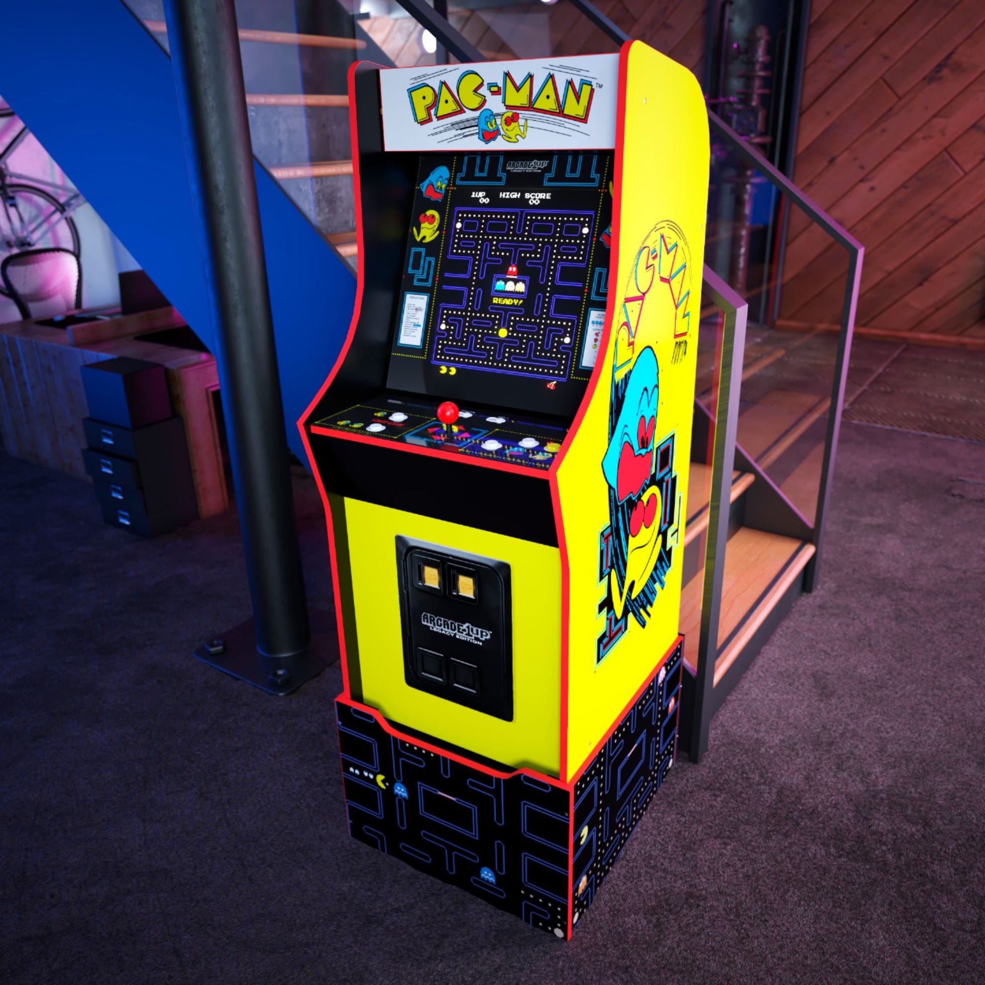  Arcade1Up BANDAI NAMCO Legacy Arcade Game Ms. PAC-MAN