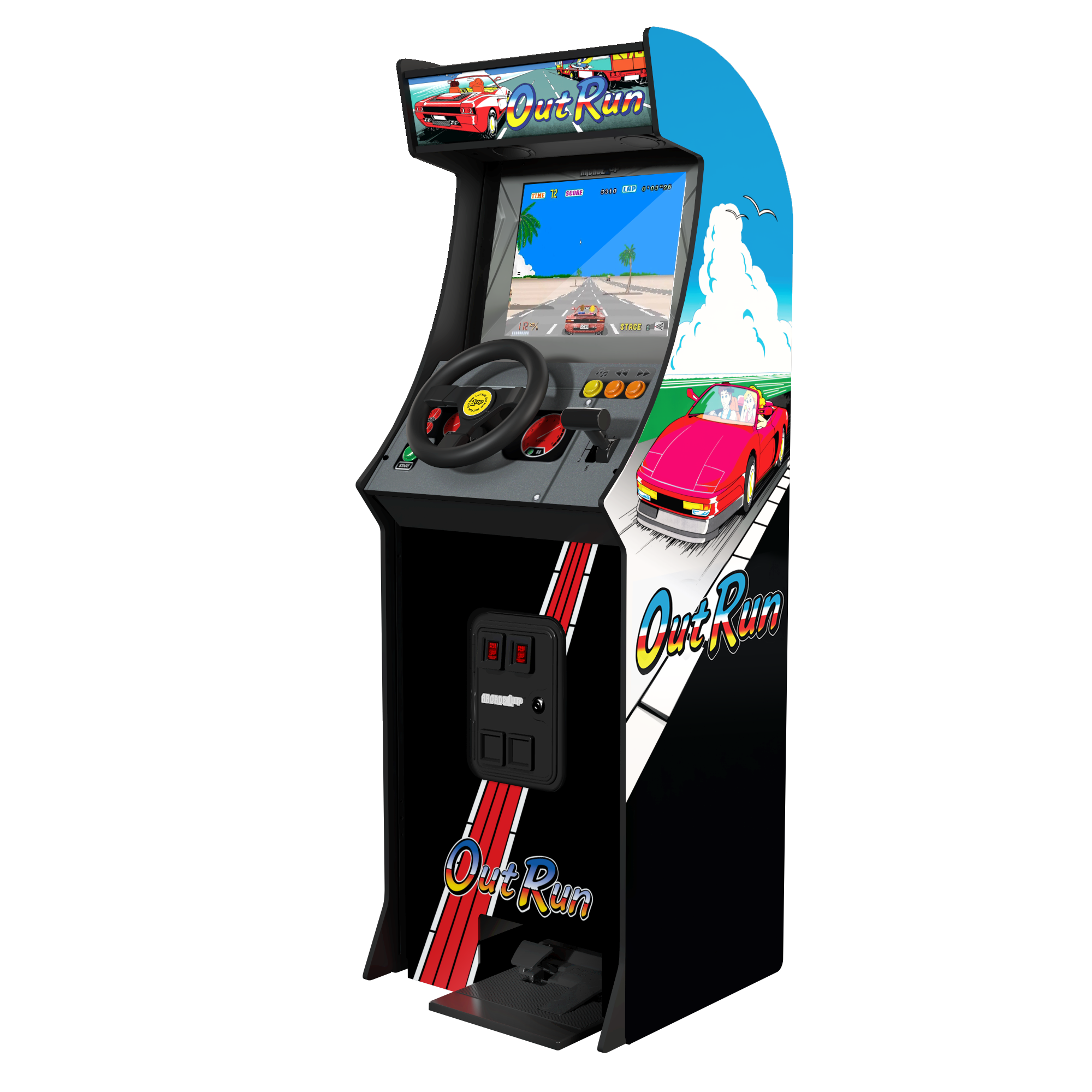 arcade1up　outrun OutRun Supreme Series Arcade Machine