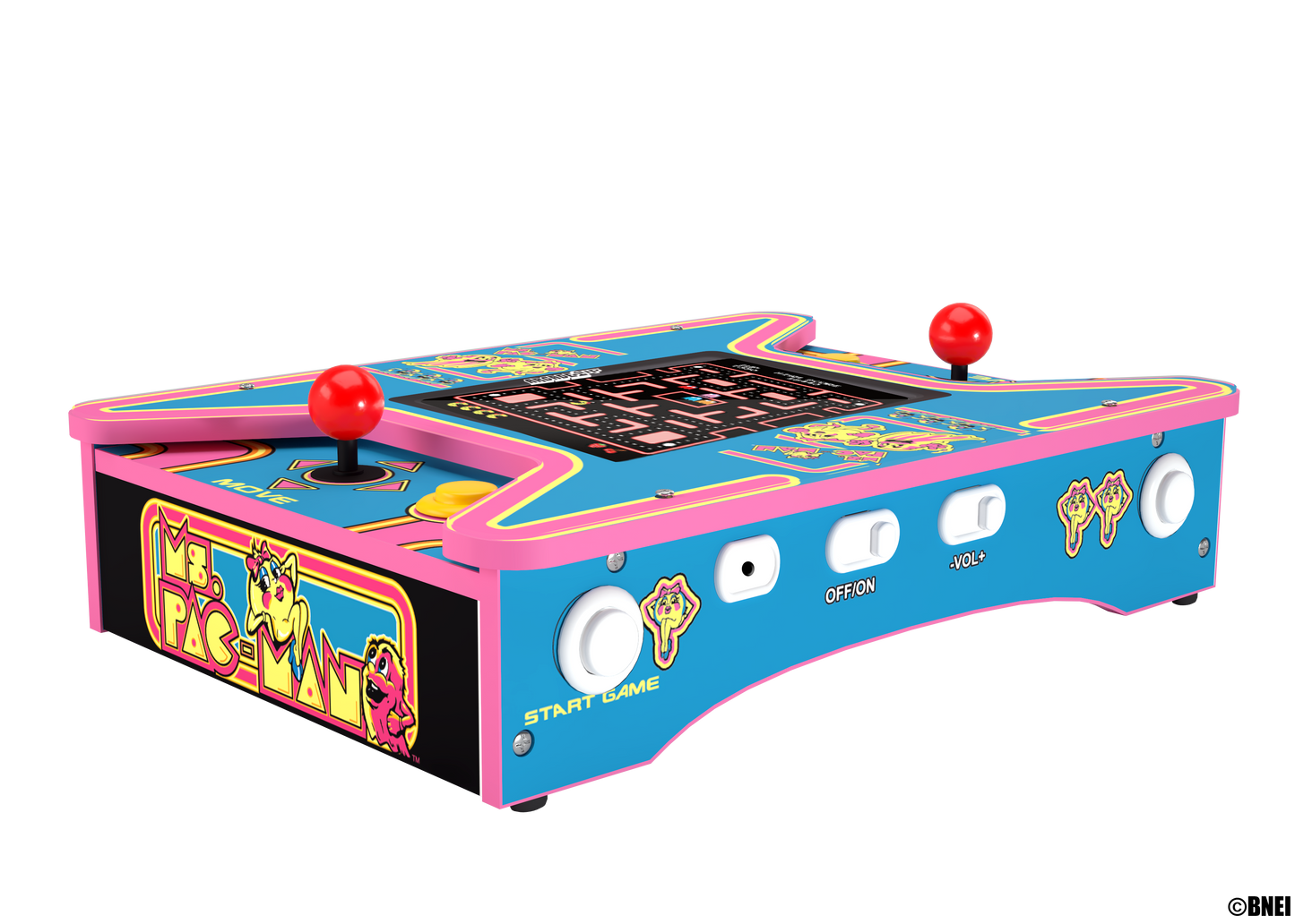 Ms. PAC-MAN Head-to-Head Countercade 6 Games in 1