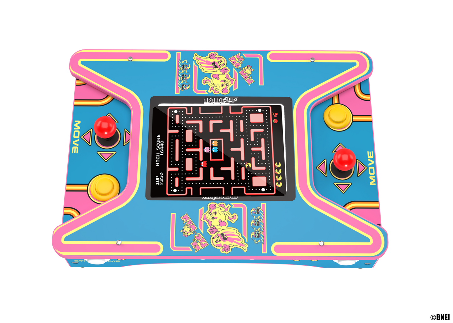 Ms. PAC-MAN Head-to-Head Countercade 6 Games in 1