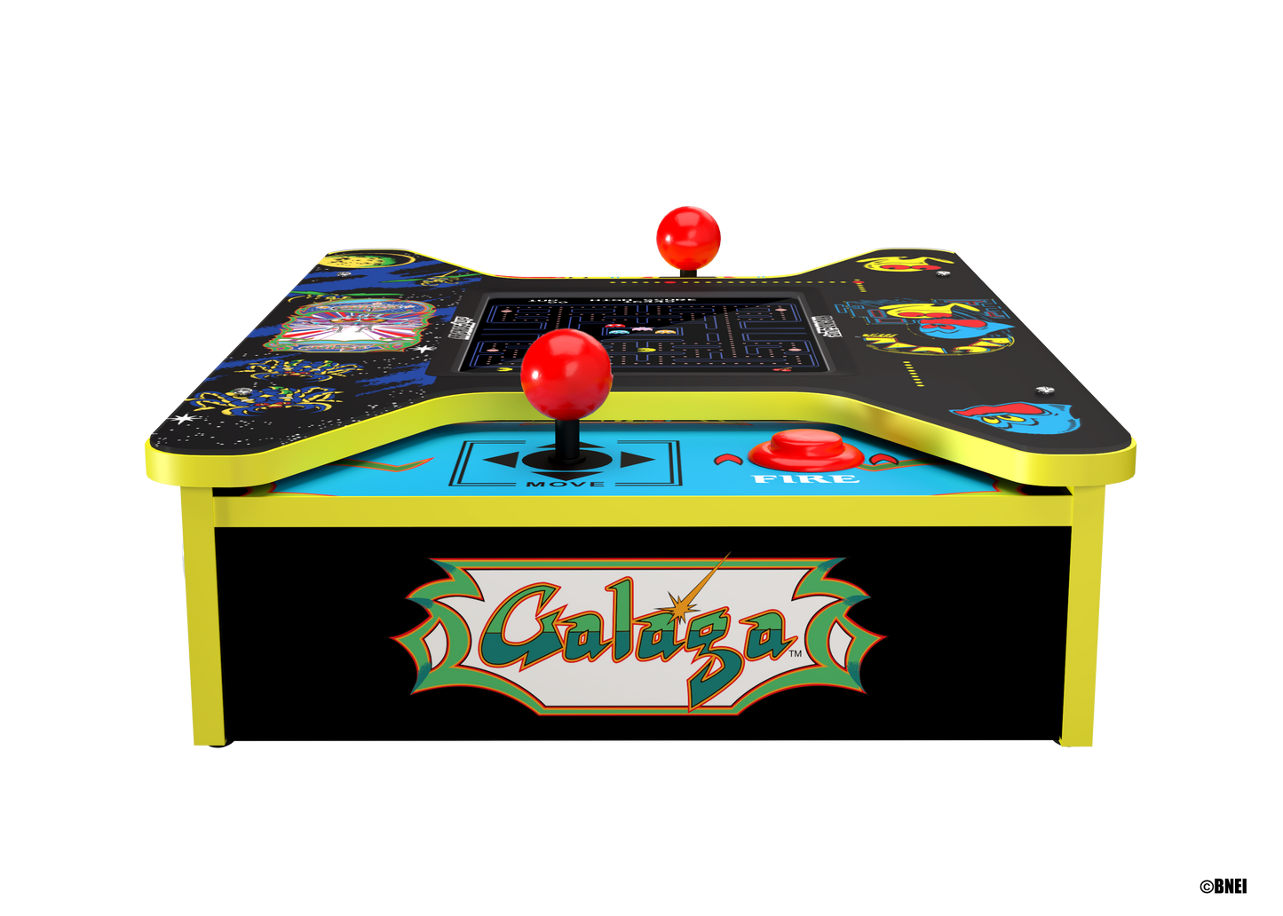PAC-MAN/ GALAGA Head-to-Head Countercade 6 games in 1