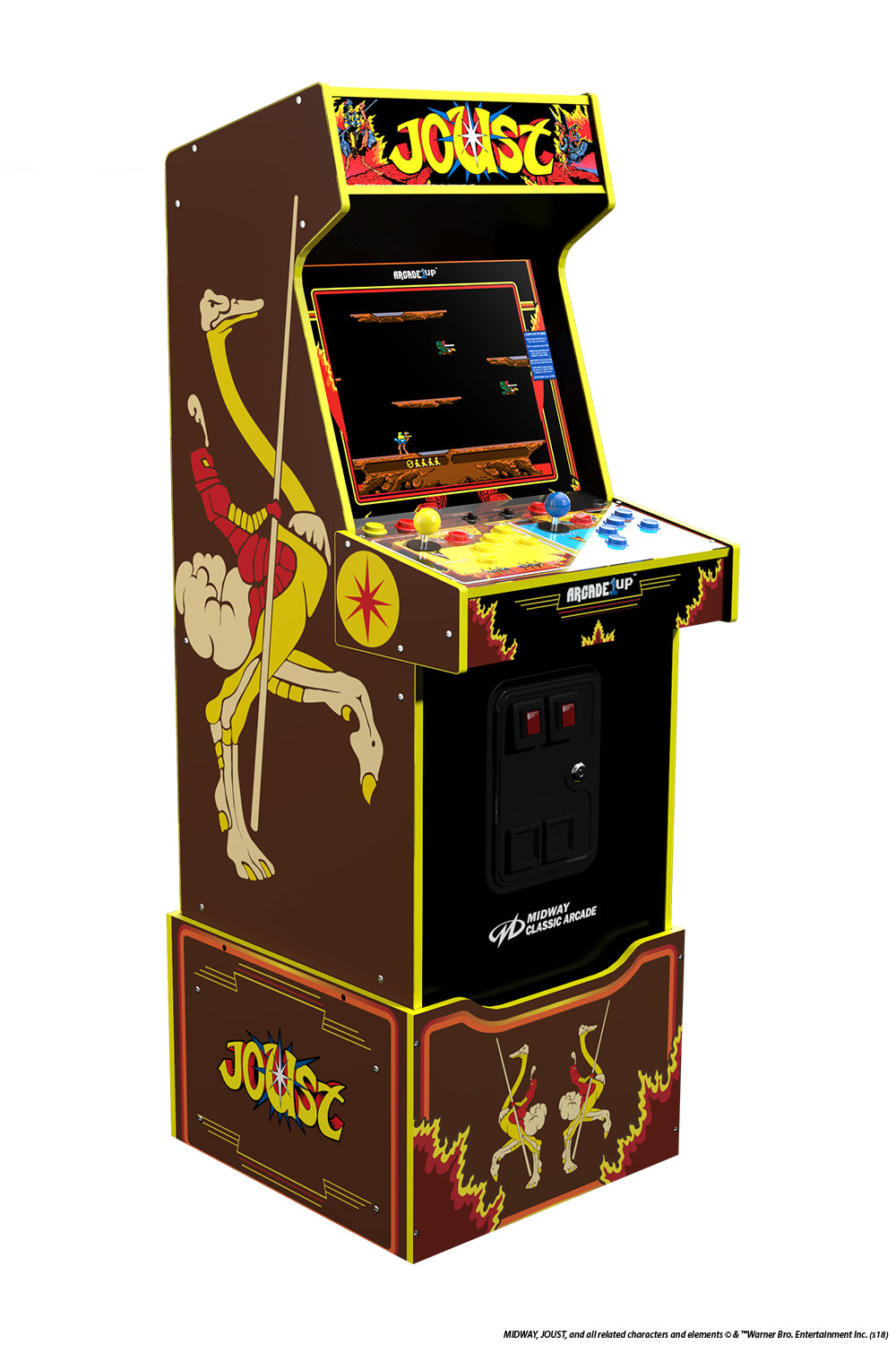  ARCADE1UP Joust 14-in-1 Midway Legacy Edition Arcade with  Licensed Riser and Light-Up Marquee - WiFi : Video Games