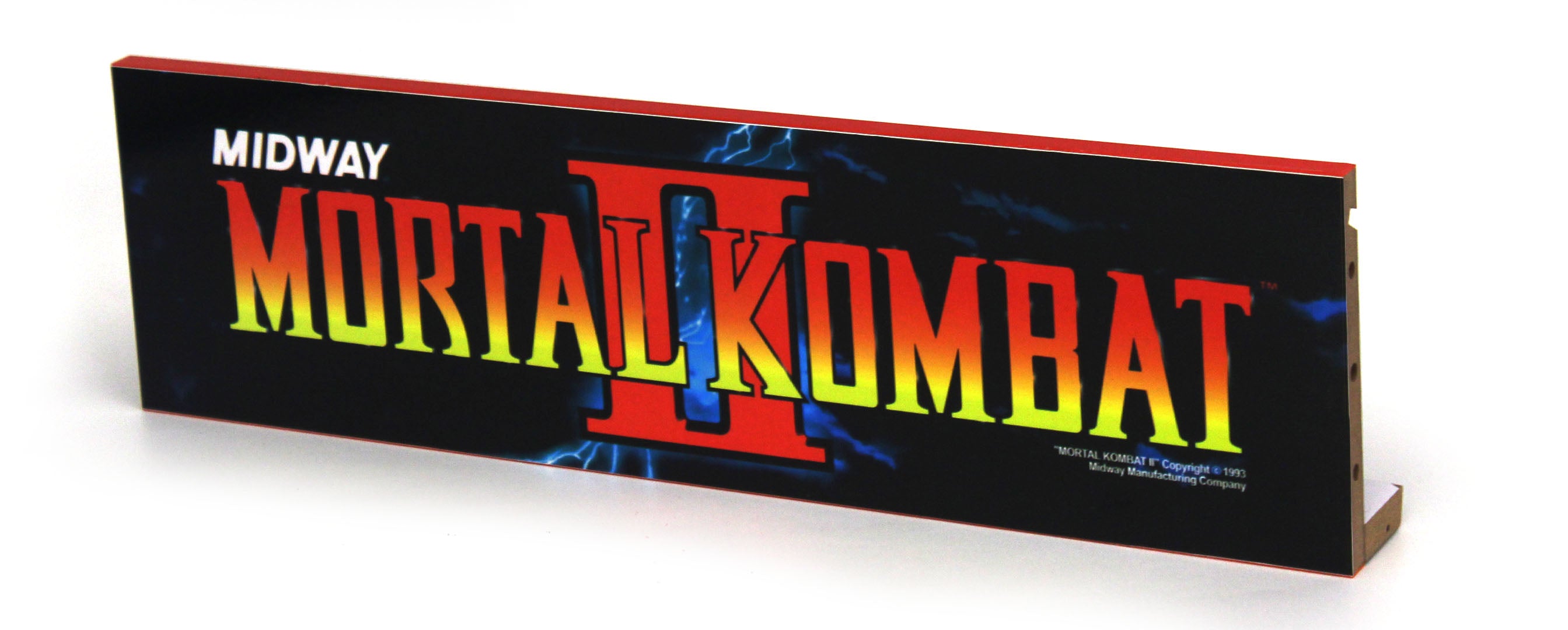 Mortal Kombat 4 Arcade Marquee - 26 x 8 - Arcade Marquee Dot Com