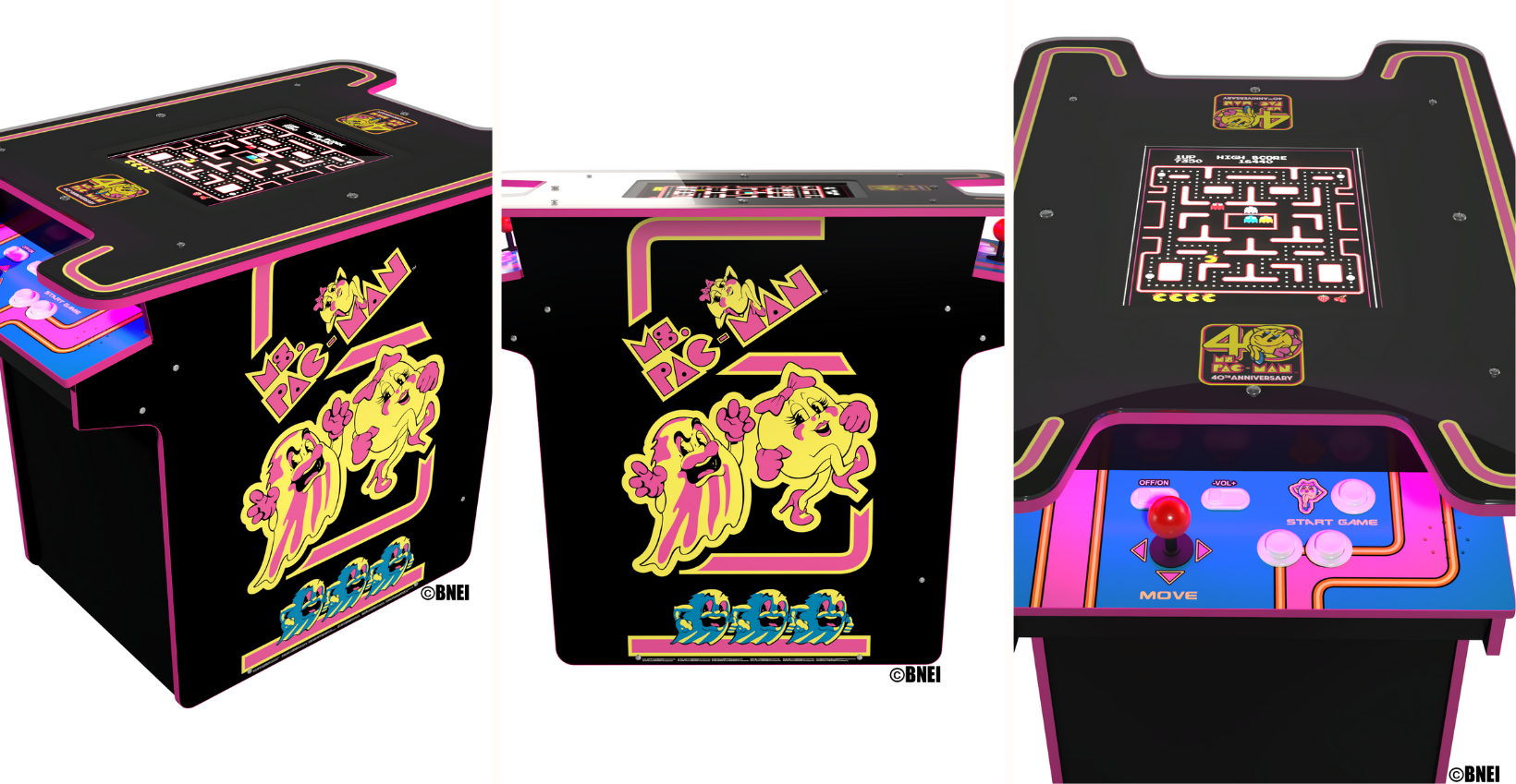 Ms. Pac-Man™ HEAD-TO-HEAD ARCADE TABLE - 40th ANNIVERSARY