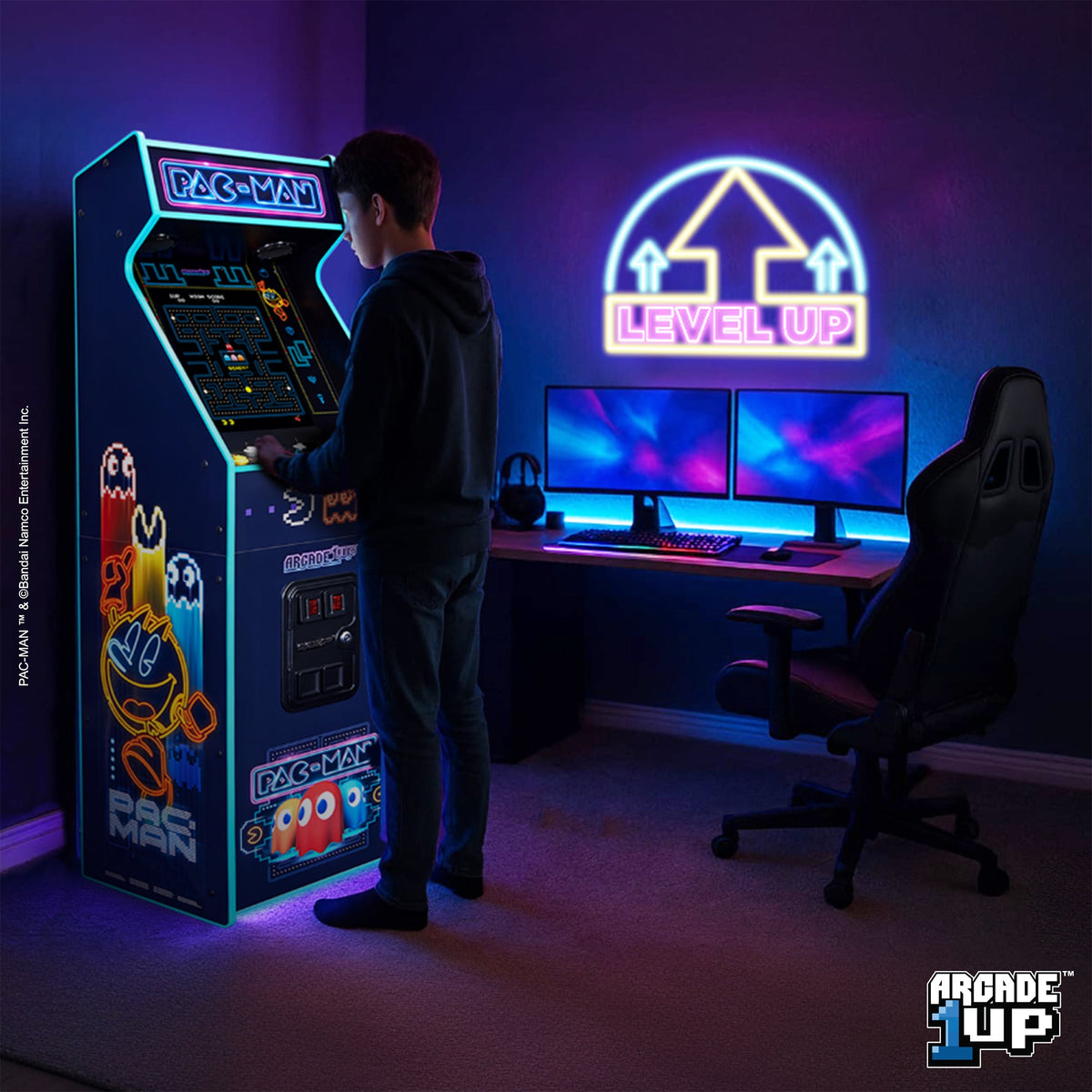 Pac-Man™ Neon Edition Deluxe Arcade