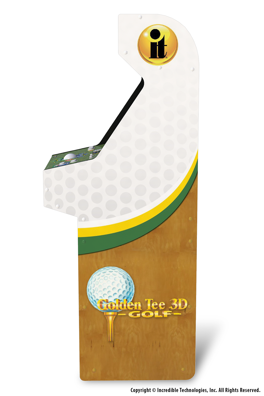 Golden Tee 3D 35th Anniversary Deluxe Arcade Machine