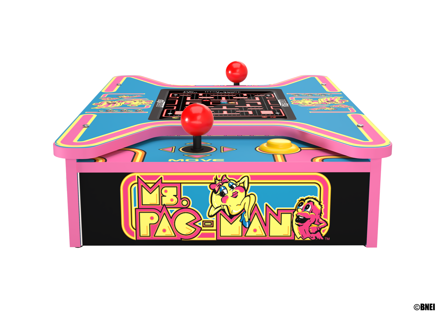 Ms. PAC-MAN Head-to-Head Countercade 6 Games in 1