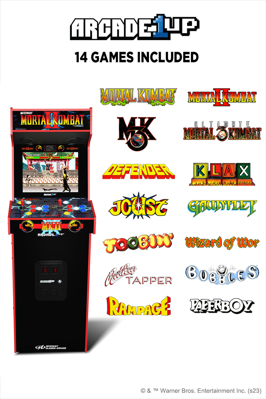Mortal Kombat II Deluxe Arcade Machine