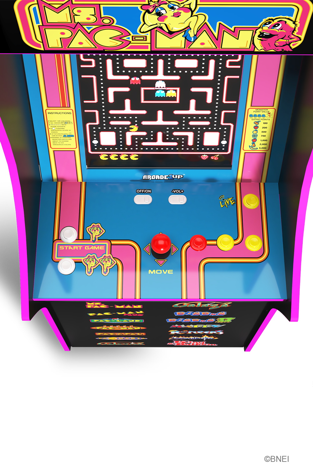 Ms. PACMAN Classic Arcade Game