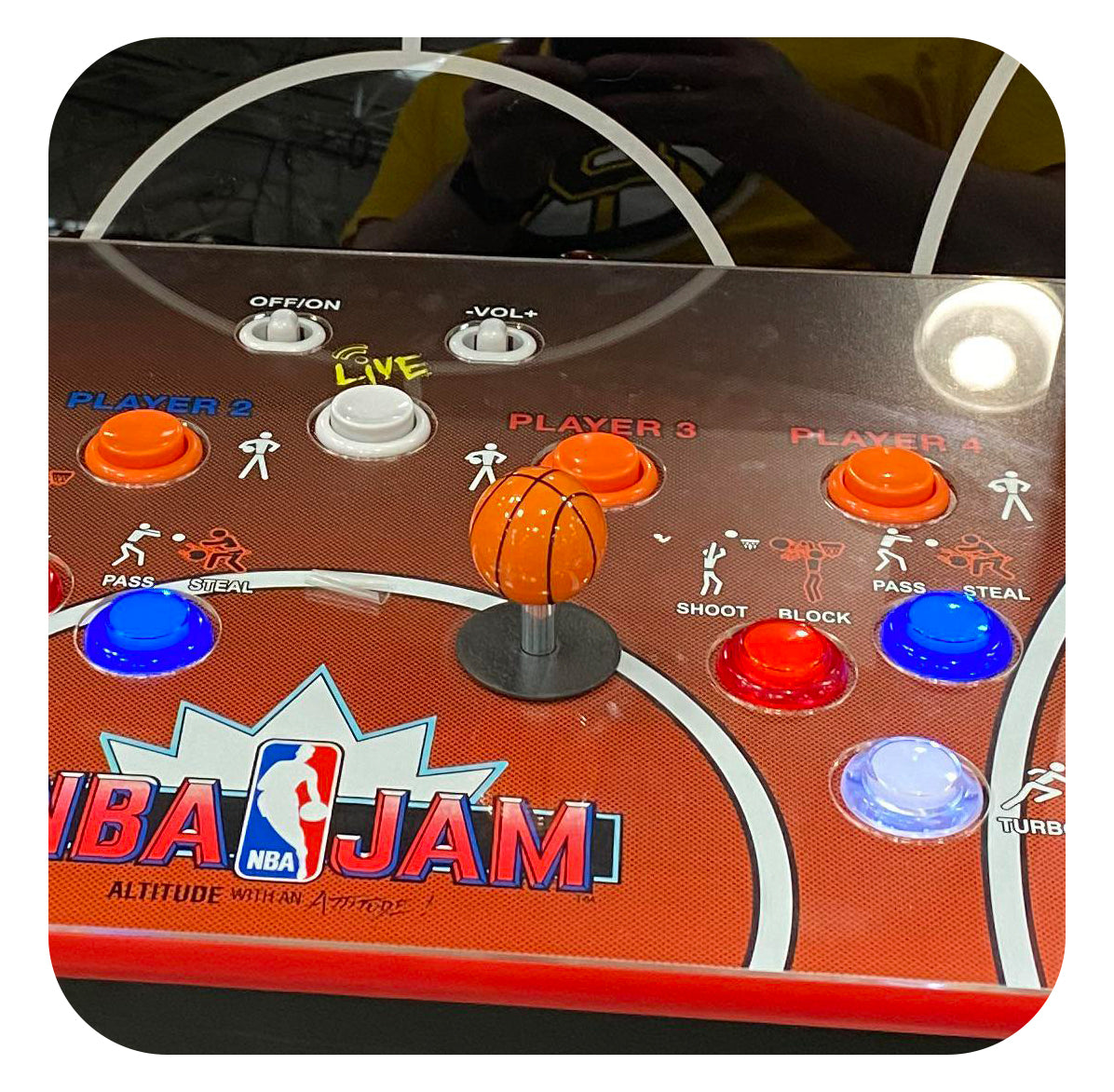 Arcade1Up NBA JAM Arcade Basketball Knobs Pack of 4