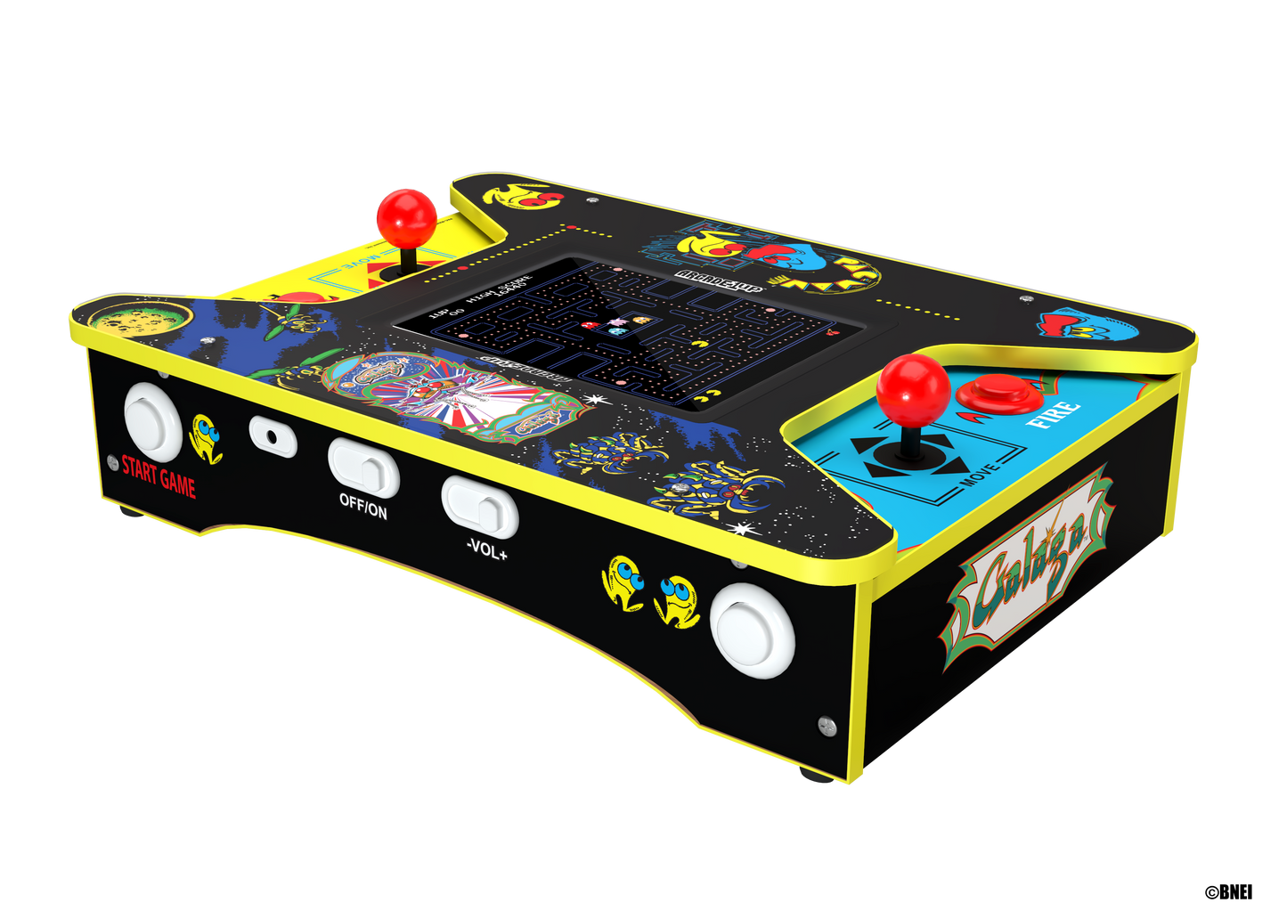 PAC-MAN/ GALAGA Head-to-Head Countercade 6 games in 1