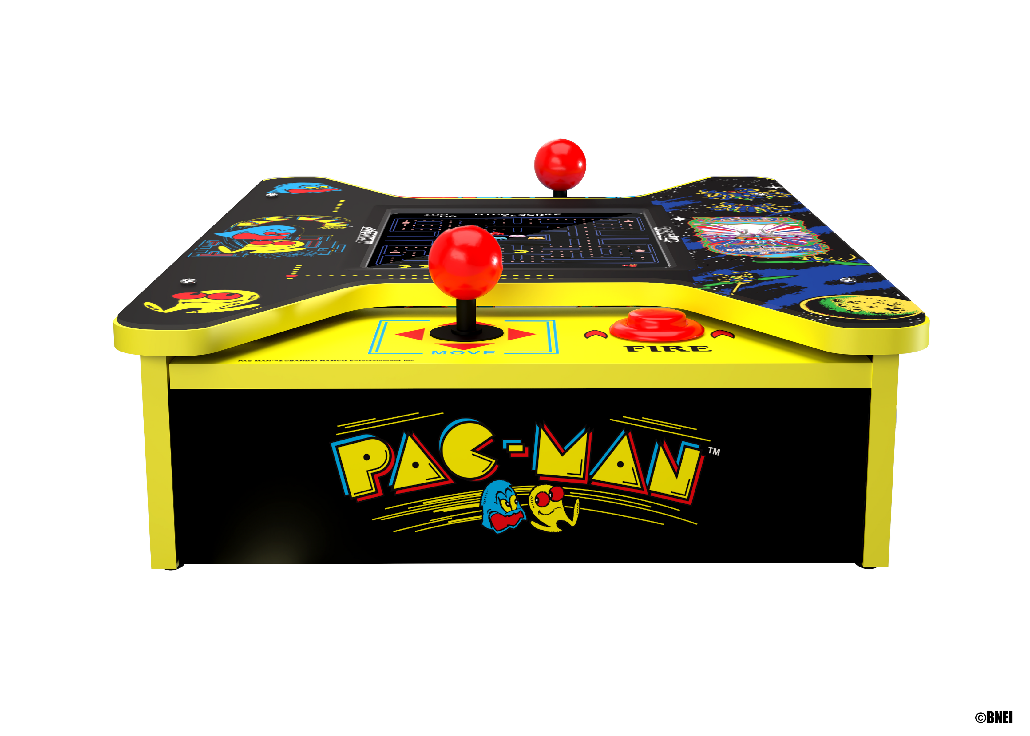 PACMAN/ GALAGA HeadtoHead Countercade 6 games in 1