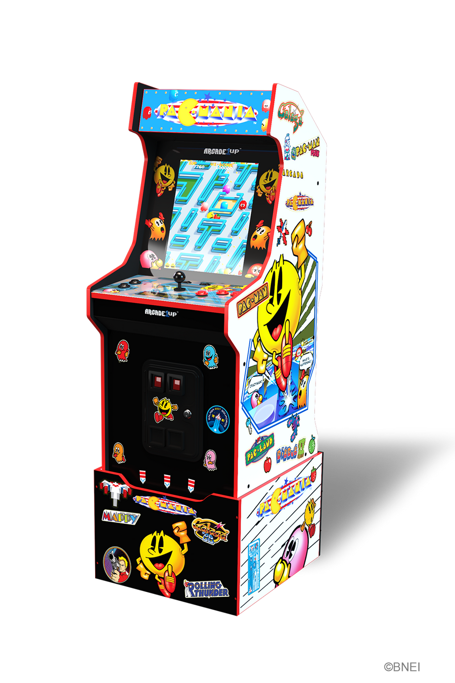 PACMAN Customizable Arcade Game Featuring PACMANIA 14in1 Games & 1