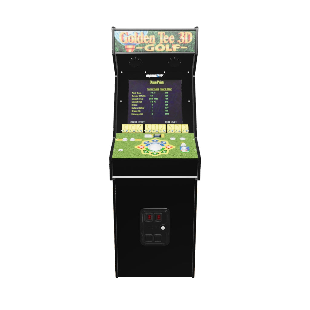 Golden Tee 3D 35th Anniversary Deluxe Arcade Machine Golden tee arcade machine