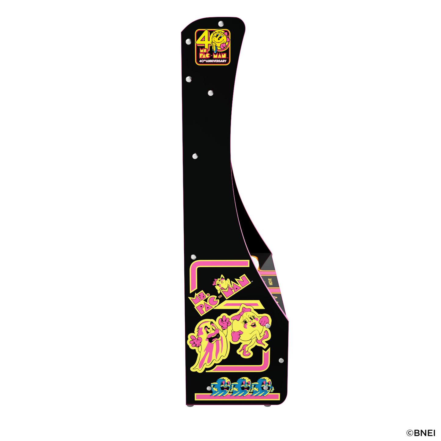 Ms. PAC-MAN™ Partycade™ - 40th Anniversary Black Edition - 10 Games