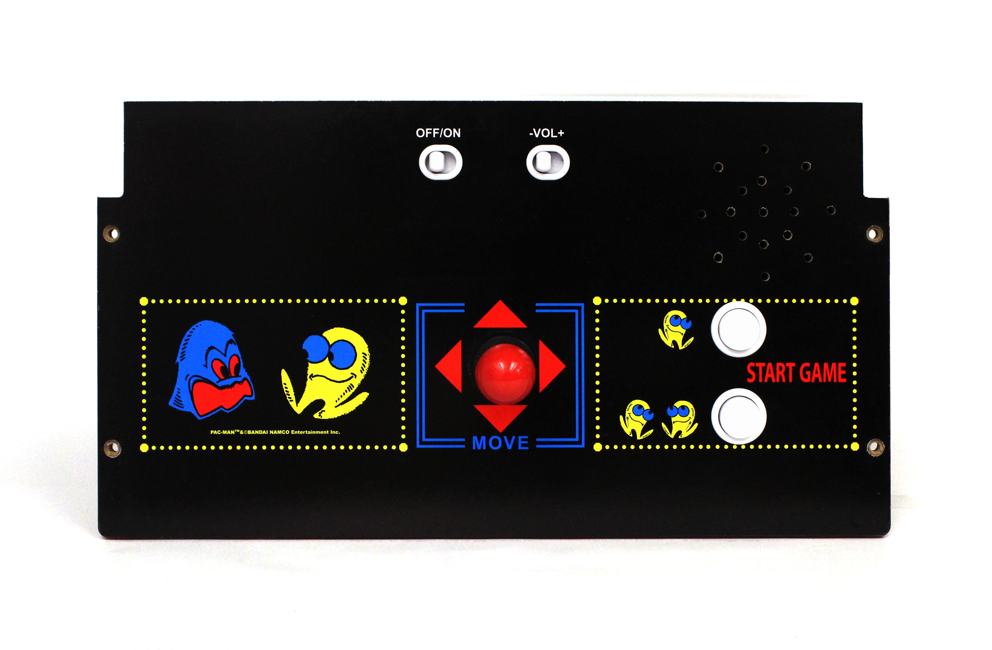 Pacman Machine Controls Sticker Parts
