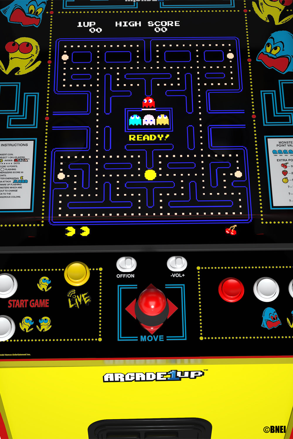Traditional Pacman Pacman Arcade Game Screen