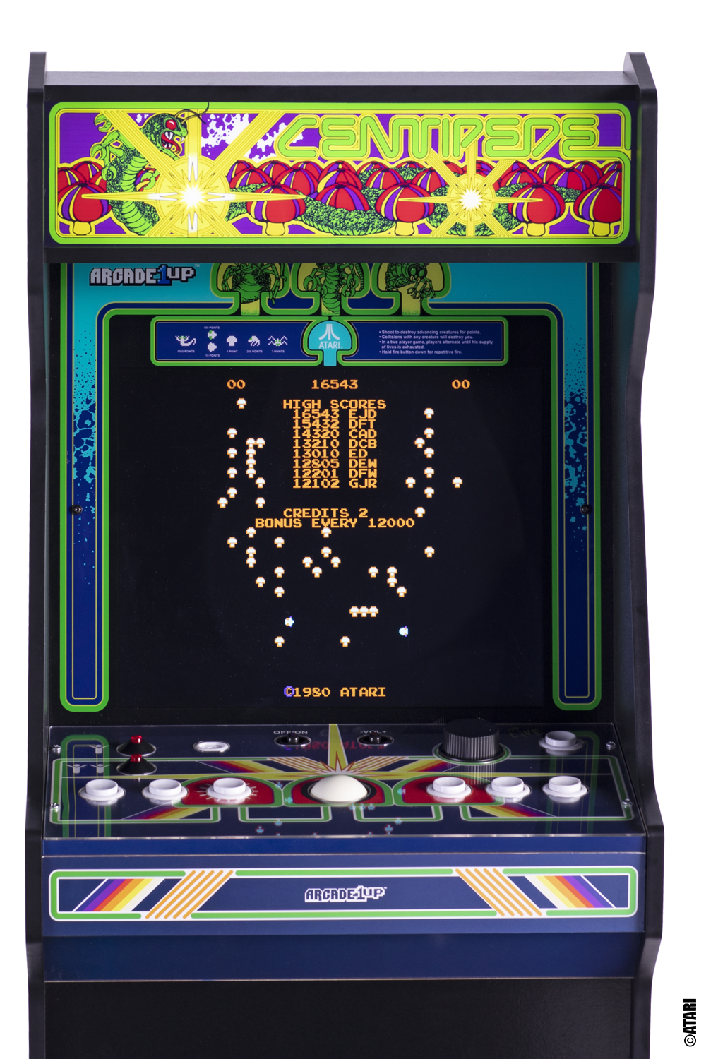 Atari Legacy Arcade Machine Centipede® Edition – Arcade1Up