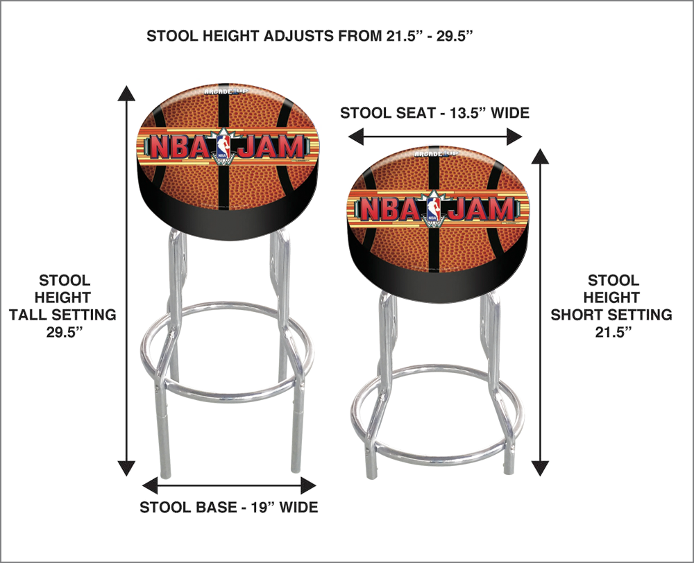 NBA Jam™ Adjustable Stool
