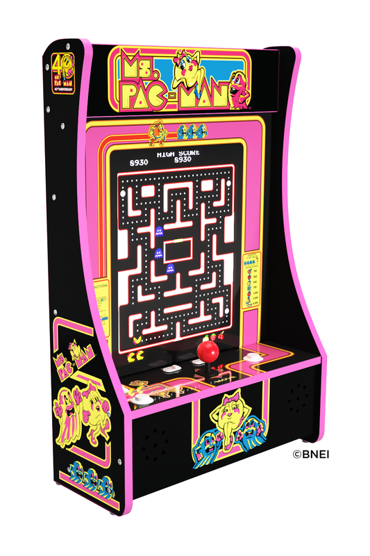 Ms. PAC-MAN™ Partycade™ - 40th Anniversary Black Edition - 10 Games